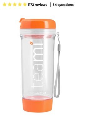 Teami Blends Orange Tumbler 20oz